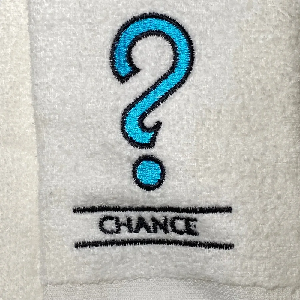 Monopoly 2002 3 Piece Bath Towel Set NWT Hasbro Jay Franco Embroidered